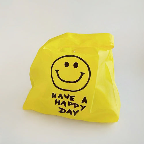 Smiley Foldable Shopper Bag