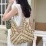 Holiday Style Straw Tote Bag
