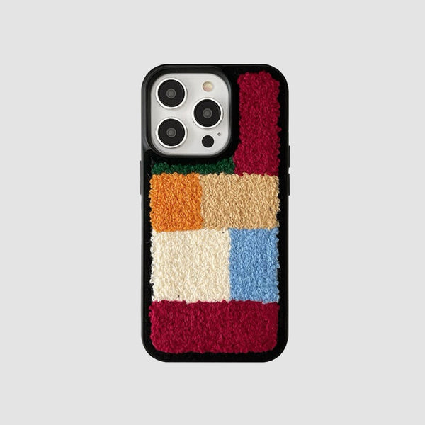 Pixel Patch Plush Phone Case