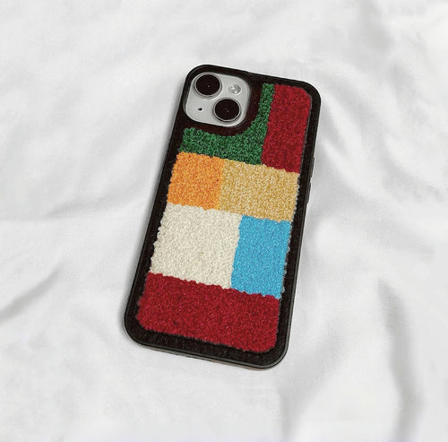 Pixel Patch Plush Phone Case