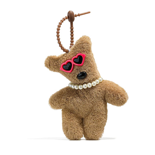 Tilted Sunglasses Bear Bag Charms