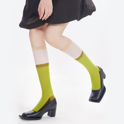 Juicy Patchwork Knee-high Socks