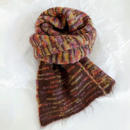 Dual-Sided Aurora Texture Soft Scarf