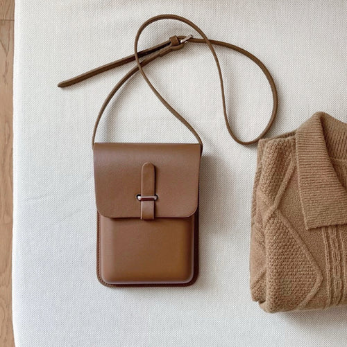 Minimalist Rigid Leather Bag