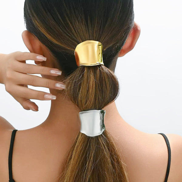 Metallic Wave Hair Cuff