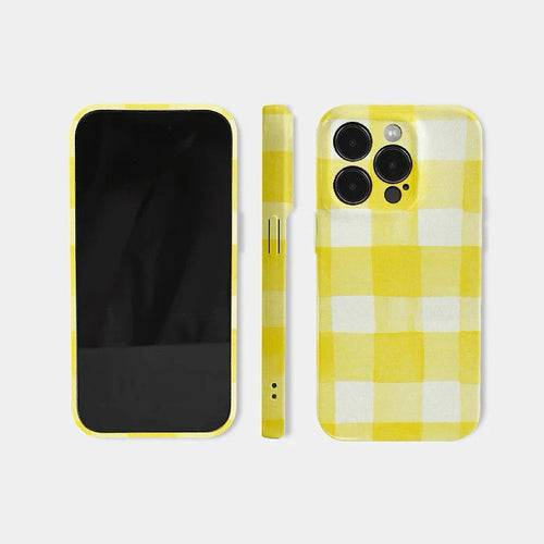 Lemonade Gingham Phone Case