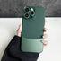 Metal Leather Splicing Phone Case