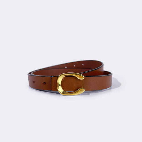 Gold C Buckle Belt