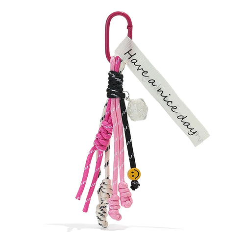 Tassel Knotted Color String Bag Charms