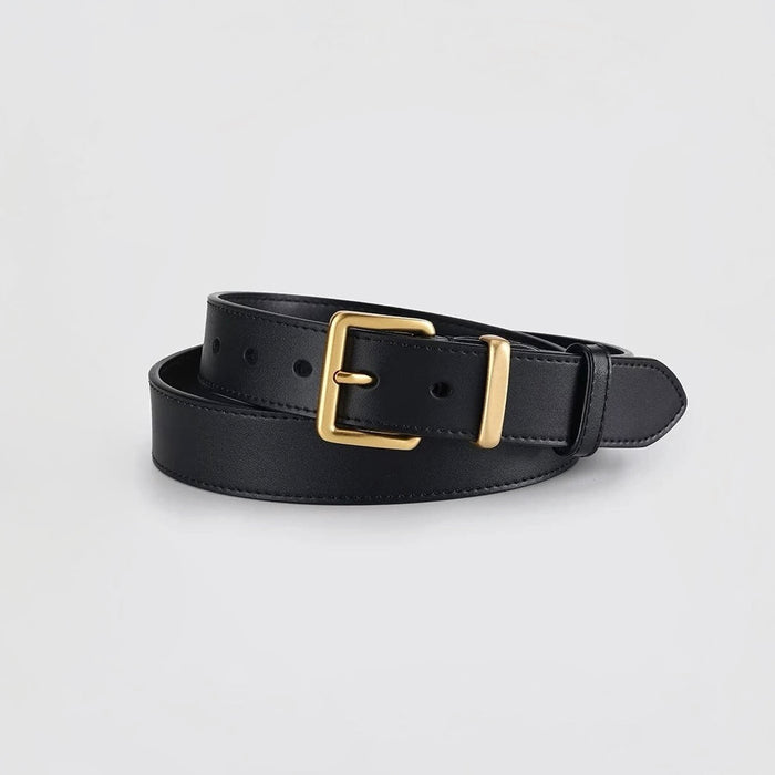 Simple Square Buckle Belt