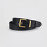 Simple Square Buckle Belt