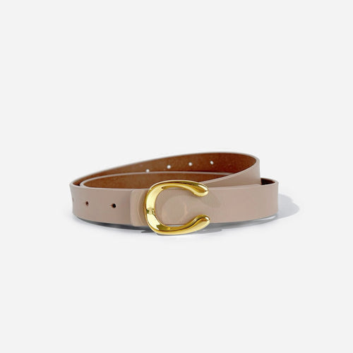 Gold C Buckle Belt