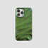 Green Satin Pleated Phone Case