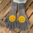 Smiling Round Face Gloves