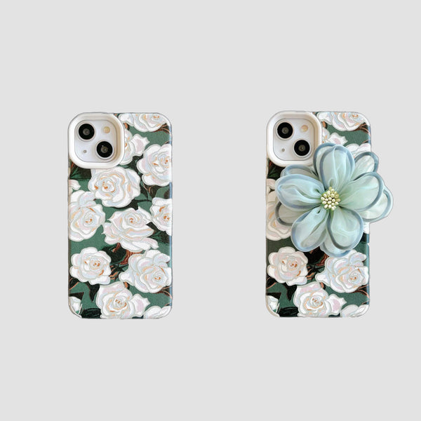 Funda Para Teléfono Con Pintura al óleo De Rosas