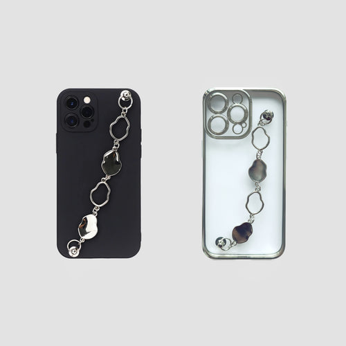 Irregular Metal Chain Phone Case