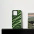 Green Satin Pleated Phone Case