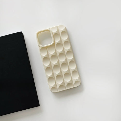 Concave Dots Chocolate Phone Case