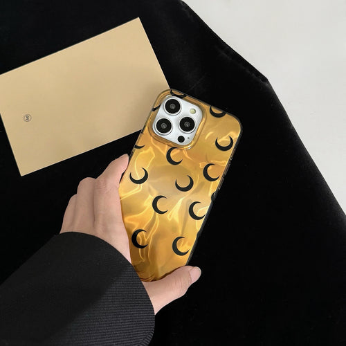 Golden Crescent Phone Case