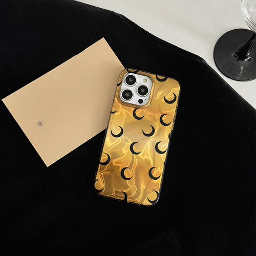 Golden Crescent Phone Case