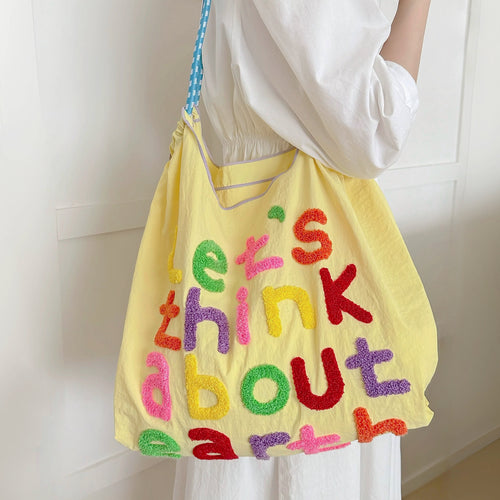 Think About Earth Tote Bag