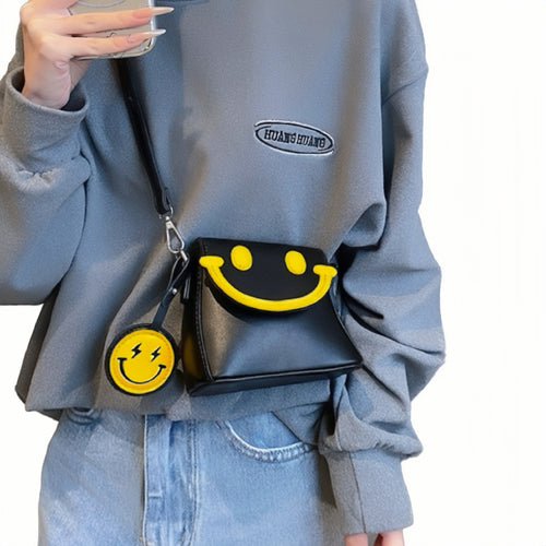 Mini Smiley Box Crossbody Bag