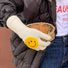 Smiling Round Face Gloves