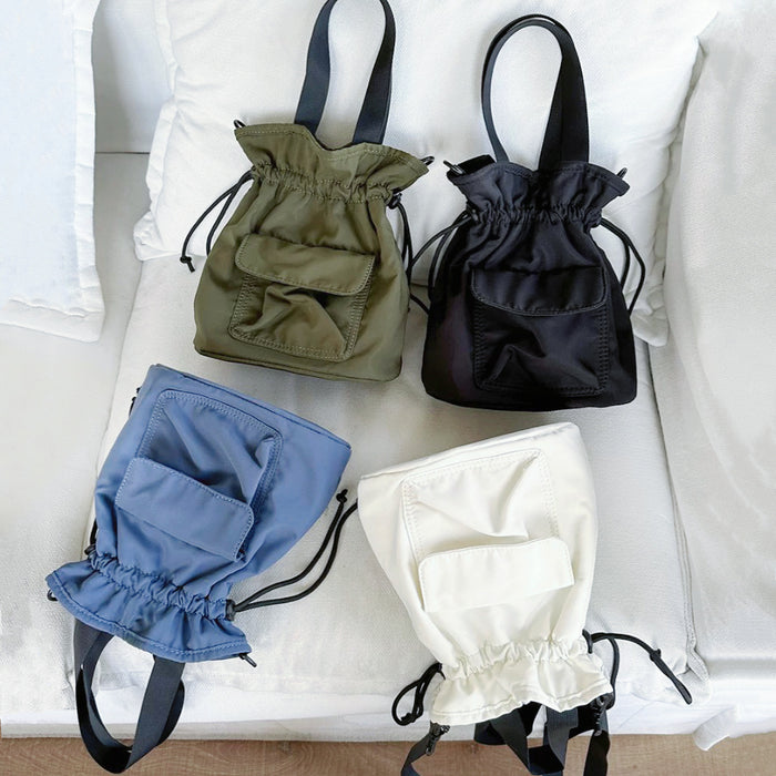 Mini Sac Seau En Nylon Avec Cordon De Serrage