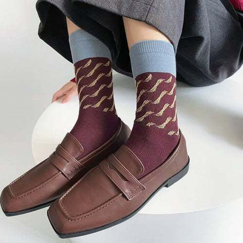 Classical Wave Rhythm Socks