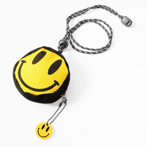 Smily Coin Purse With Key Lanyard