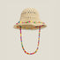 Colorful Beads Straw Hat