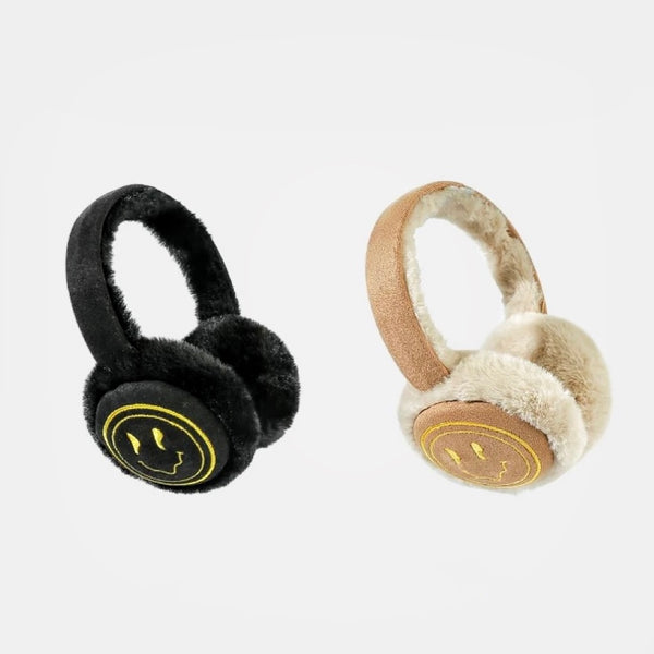 Smiley Sherpa Earmuffs