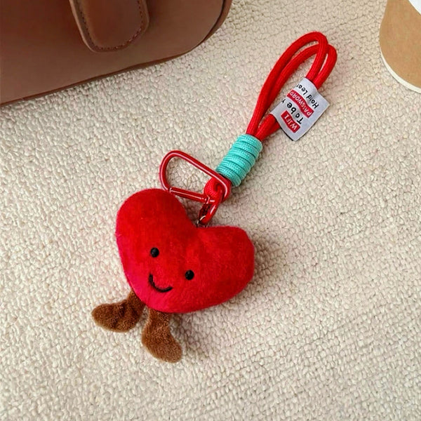 Smiling Heart Bag Charms