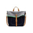 Denim Trimmed Messenger Bag