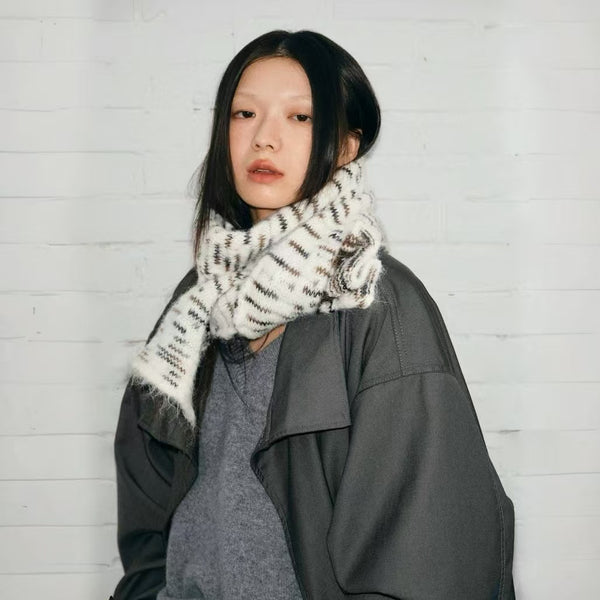 Dual-Sided Aurora Texture Soft Scarf