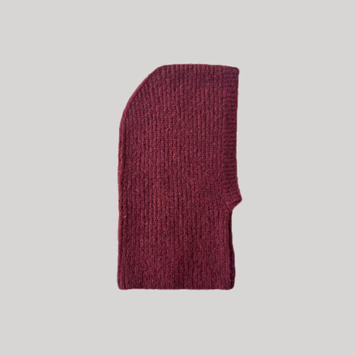 Ancora Red Knitted Balaclava Hat