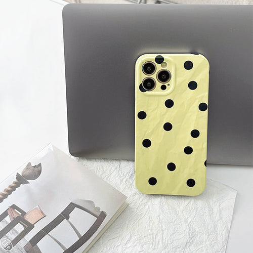 Pleated Polka Dot Phone Case