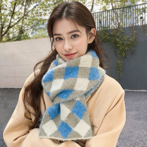 Colorblock Diamond Scarf