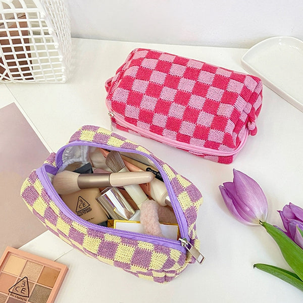  CELEDAS Cosmetic bag - check pattern cosmetic bag
